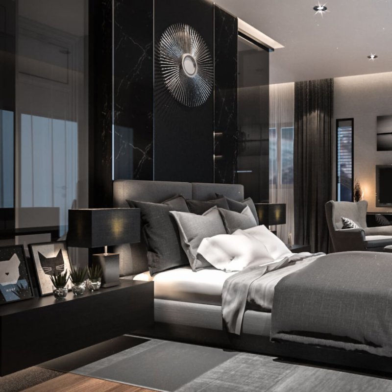 Bedroom, modern style, Type A, Sansiri project